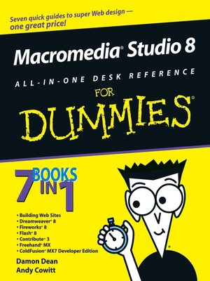 cover image of Macromedia Studio 8 All-in-One Desk Reference For Dummies